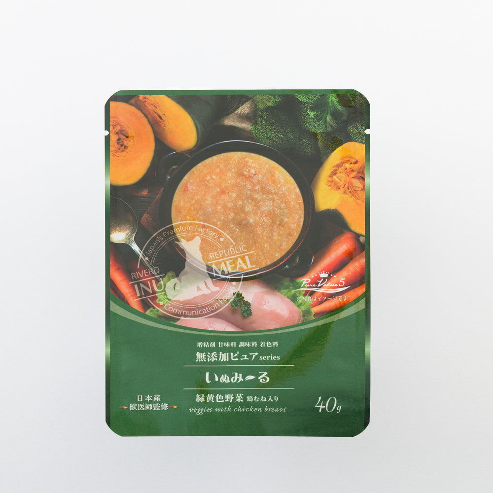 
                  
                    いぬみ～る 無添加ピュア PureValue5 緑黄色野菜 40g×14袋
                  
                